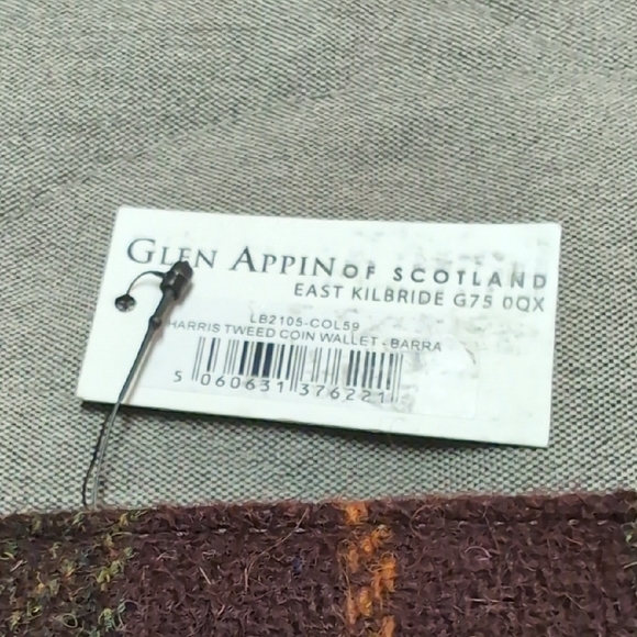 Harris Tweed Plaid Wallet - Picture 5 of 8